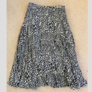 Garnet Hill Patterned Skirt